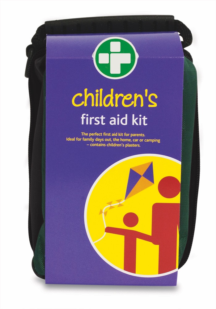 Children's First Aid Kit in Green Helsinki Bag