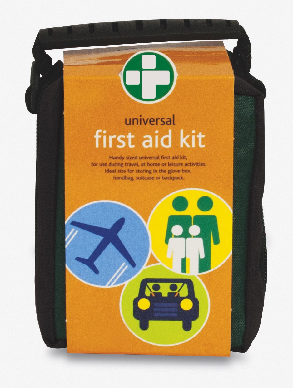 Small Universal First Aid Kit  in Green Oslo Bag