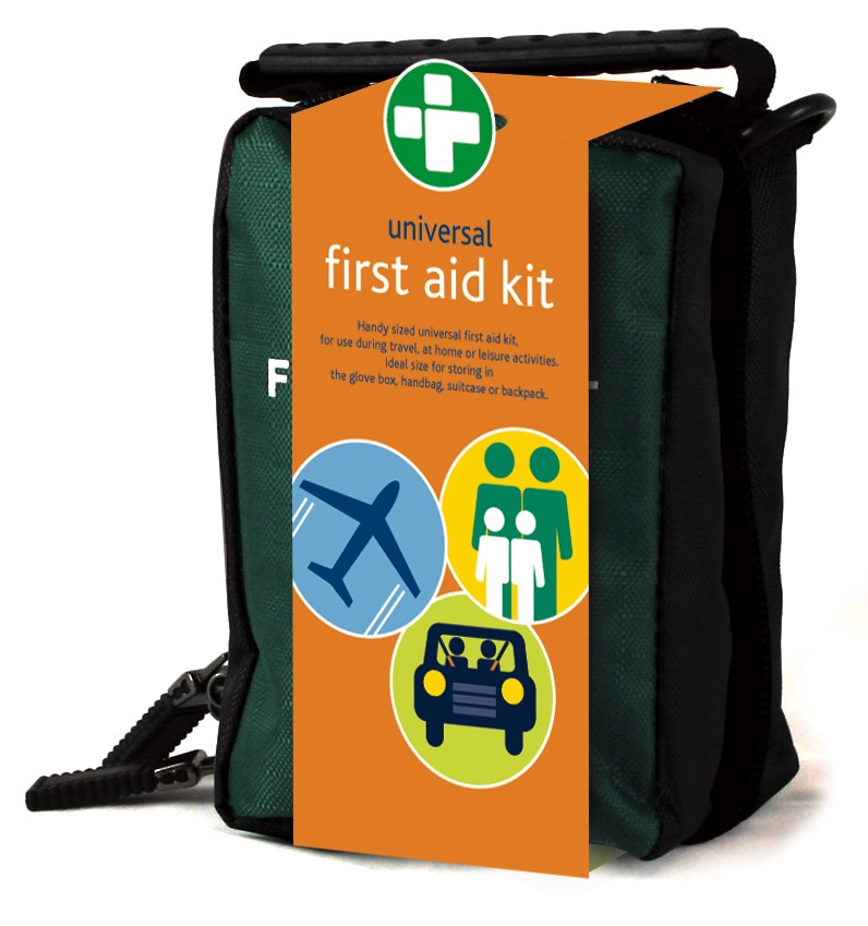 Small Universal First Aid Kit  in Green Oslo Bag