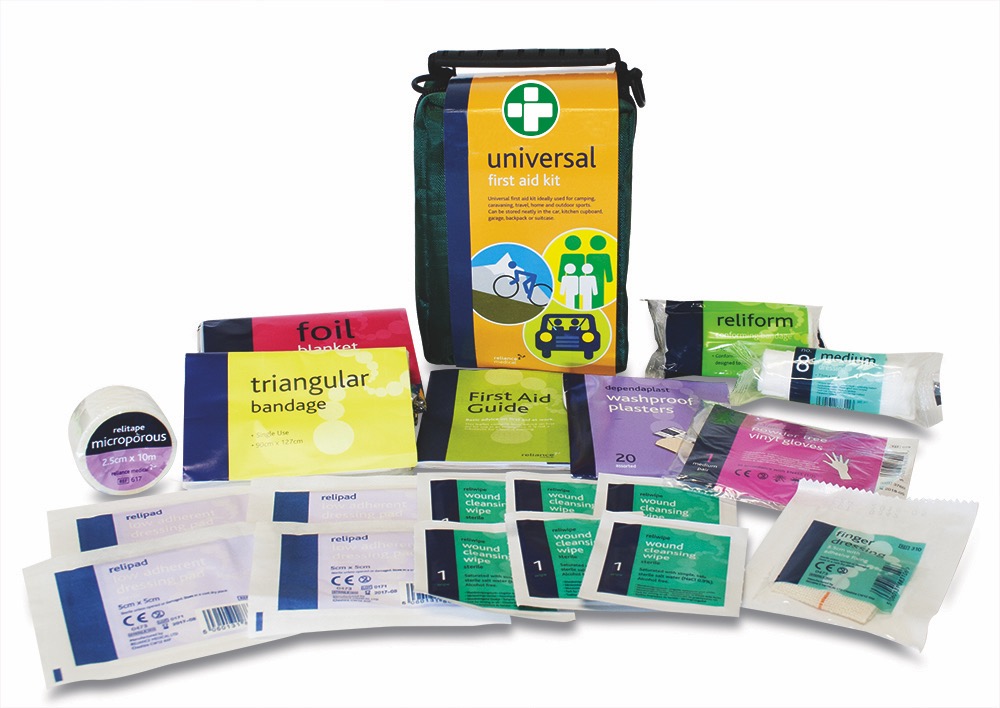 Medium Universal First Aid Kit  in Green Helsinki Bag