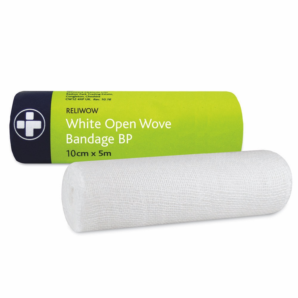 Reliwow WOW Bandage BP, Individually Wrapped, 10cm x 5m, 1 x  Pack of Singular2