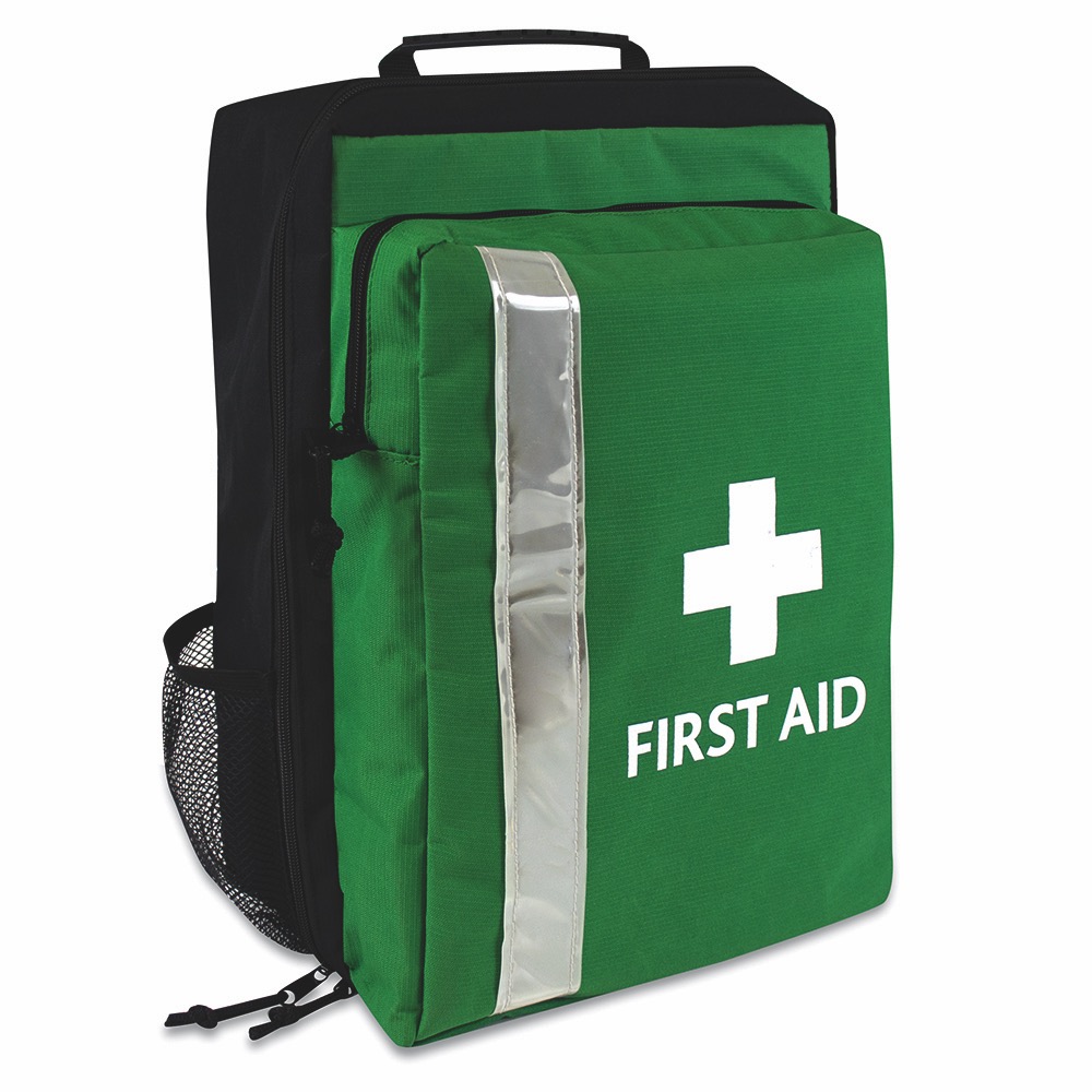 Site First Response Kit in Green Rucksack