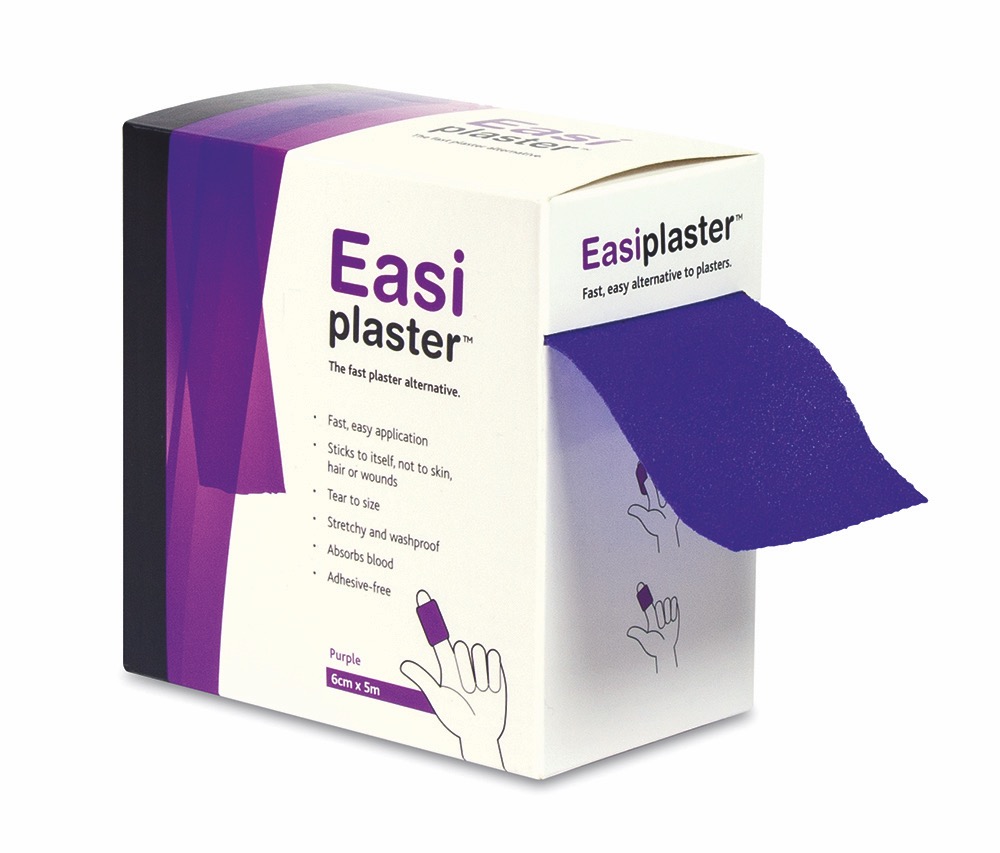 Easiplaster, Purple, 6cm x 5m, 3 Single Unit