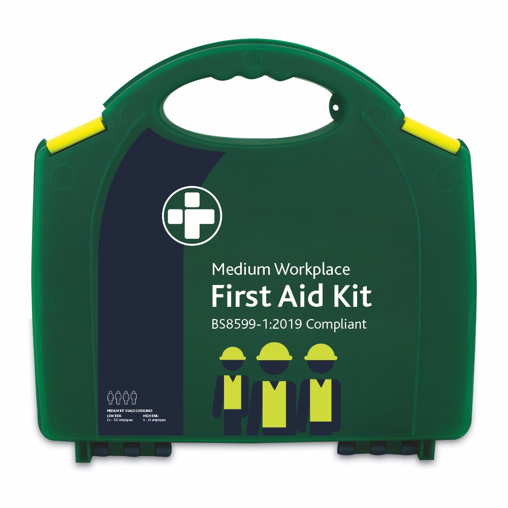 BS8599-1:2019 Medium Workplace Kit in Green/Green Integral Aura Box