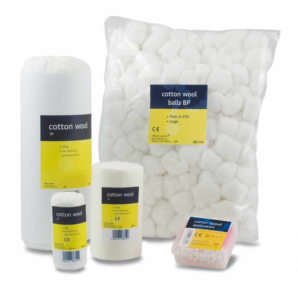 Cotton Wool BP, 25g, 10 x  Single Unit