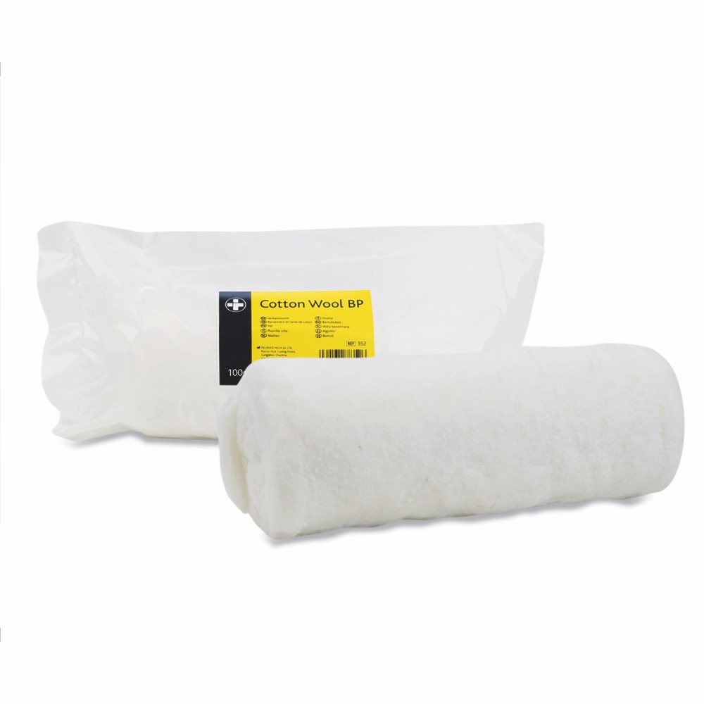 Cotton Wool BP , 100g, 1 x  Single Unit