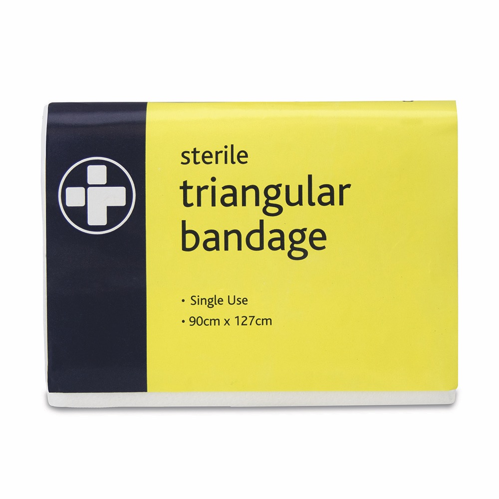 Triangular Bandage - Single Use, Sterile , 90cm x 127cm, 10 x  Single Unit