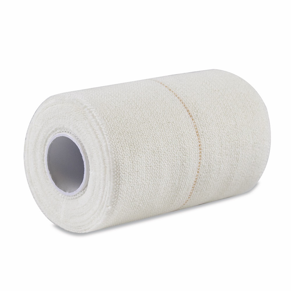 Elastic Adhesive Bandage , White , 10cm x 4.5m, 12 Single Unit