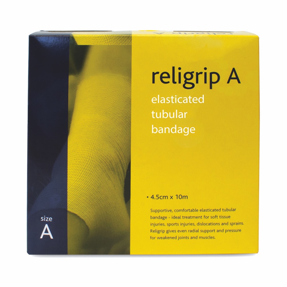 Religrip Elasticated Tubular Bandage , Natural, Size A 10m, 1 x  Single Unit