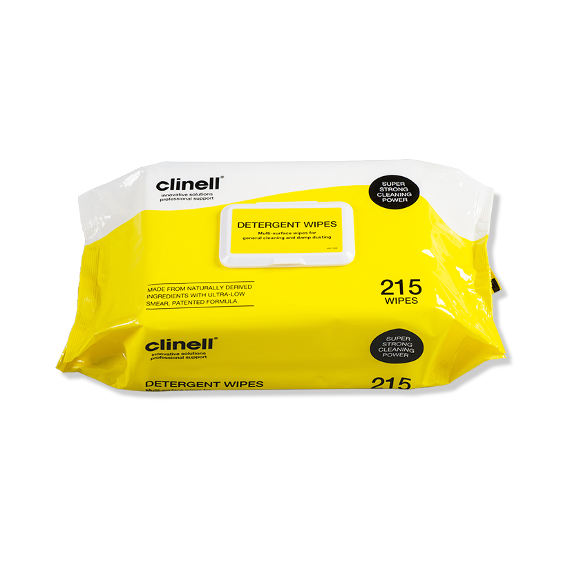 Clinell Detergent Wipes Pack 215