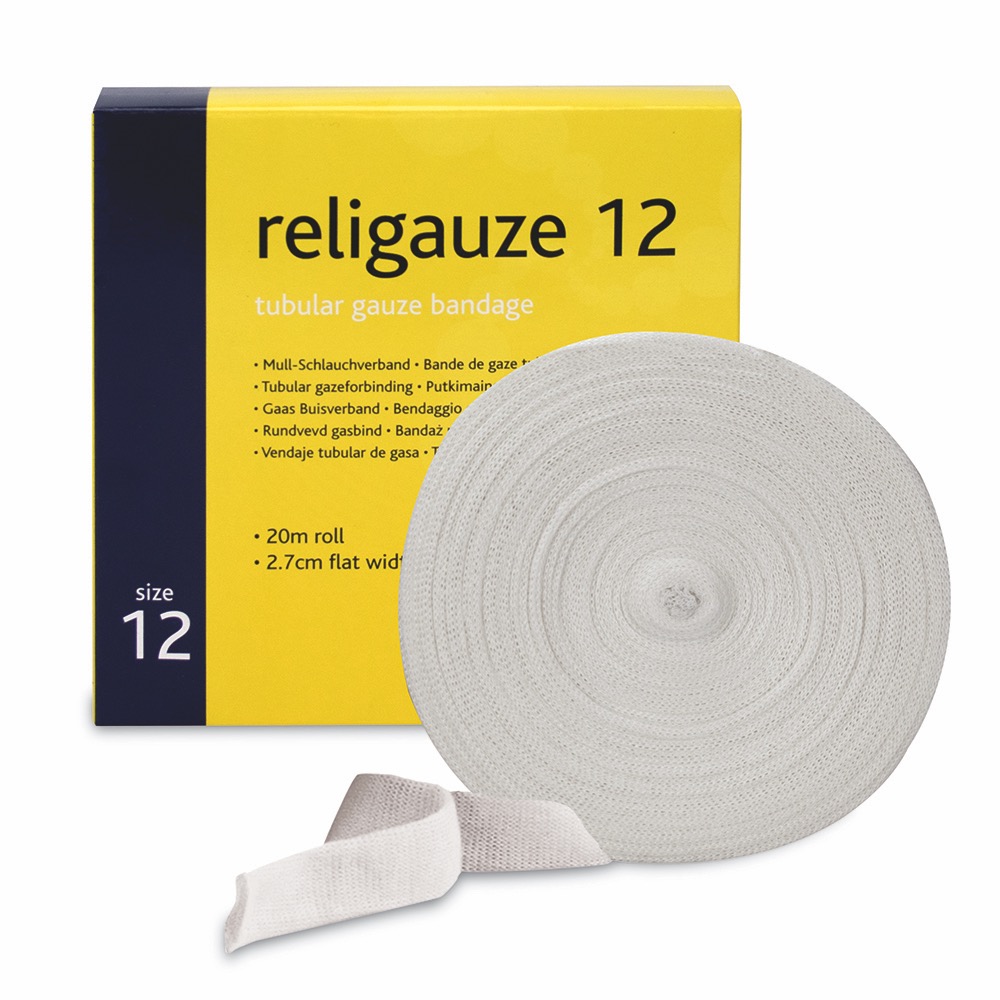 Religauze Tubular Gauze, Natural, Size 12 20m, 1 x  Single Unit