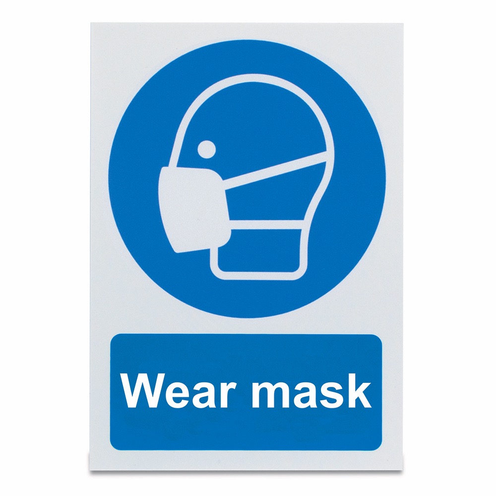 Wear mask, Rigid, 297 x 210mm, 1 x  Single Unit