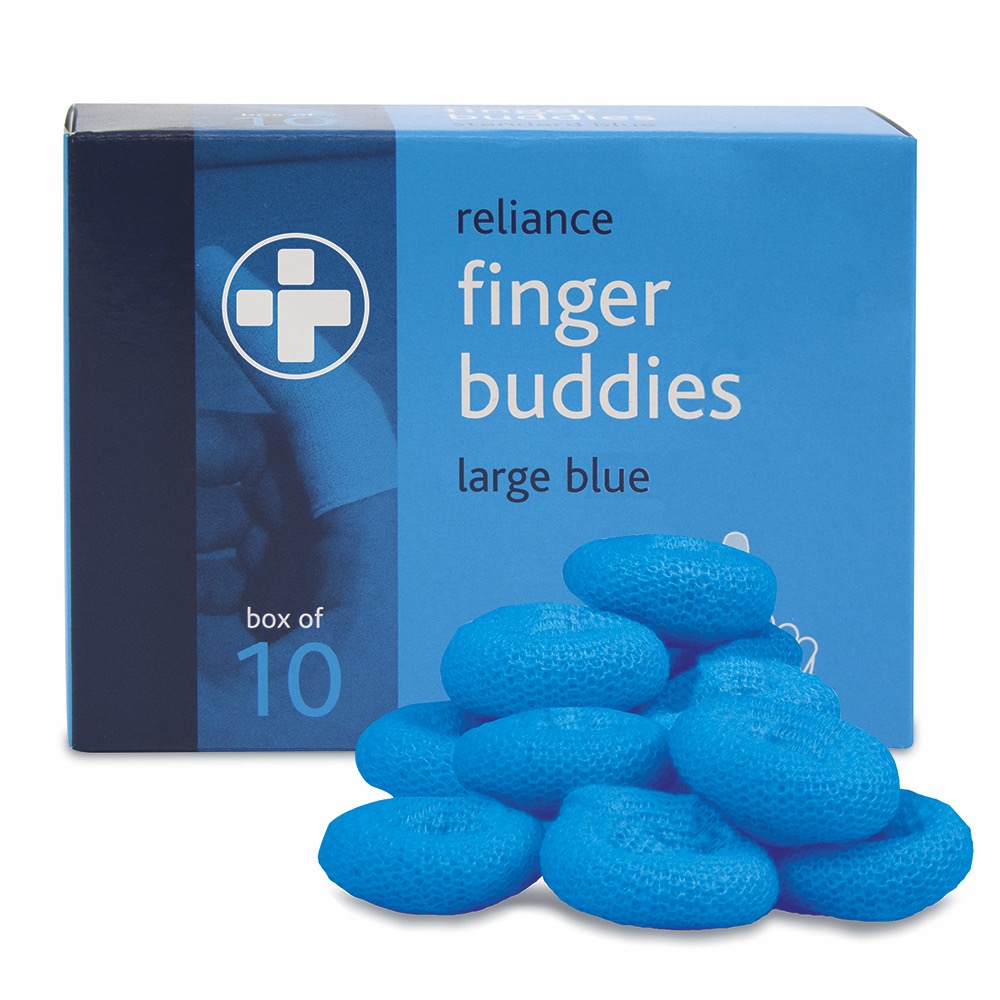 Finger Buddies - Blue, Blue , Large , 1 x  Single Unit