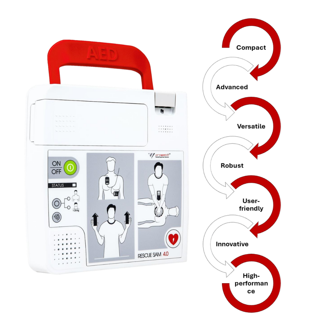 Progetti Rescue Sam 4.0 Semi Automatic Defibrillator