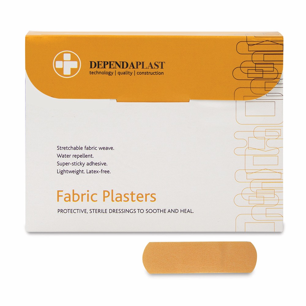 Dependaplast Advanced Fabric Plasters, Sterile, 6cm x 2cm , 10 x  Box of 100