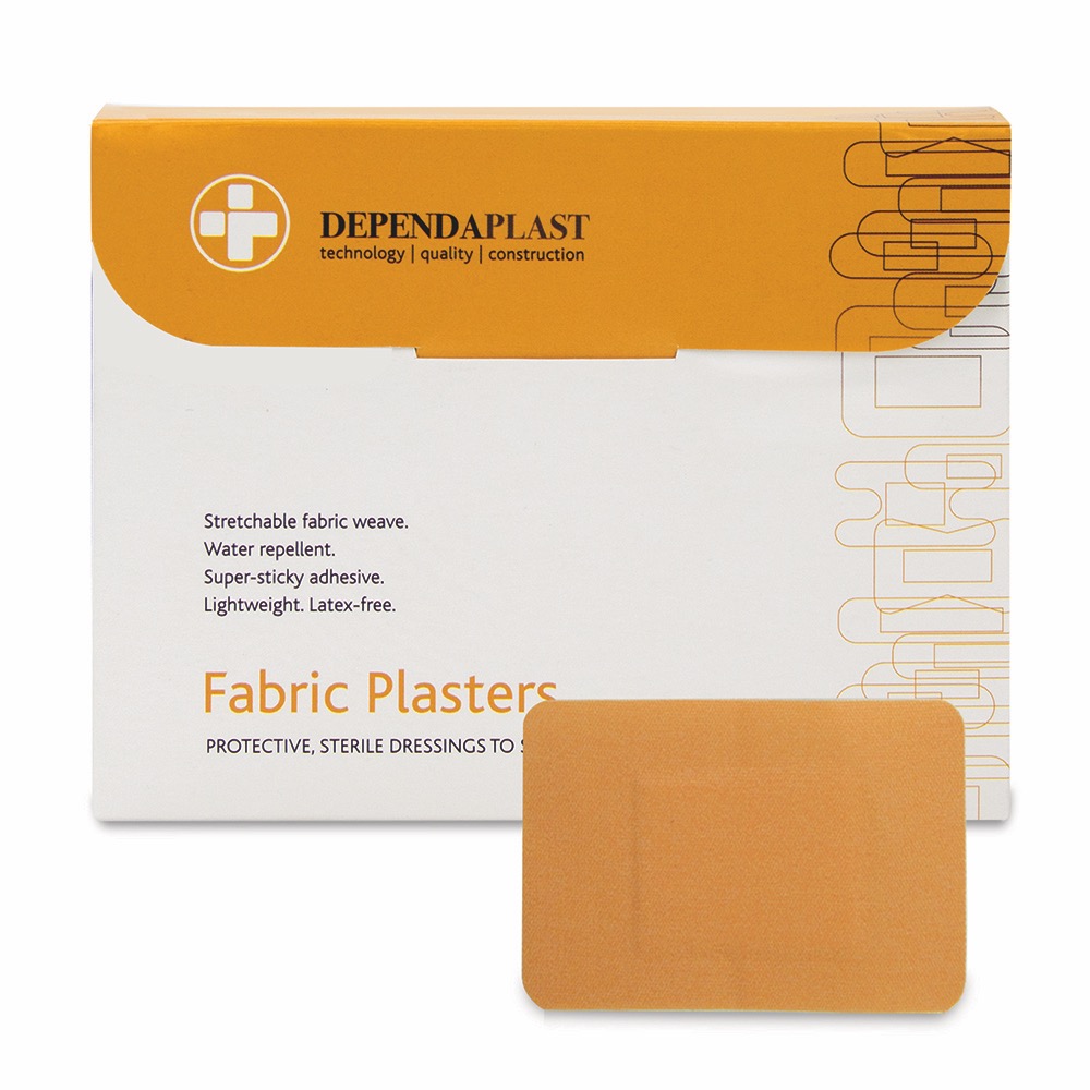 Dependaplast Advanced Fabric Plasters, Sterile, 7.5cm x 5cm , 10 x  Box of 50