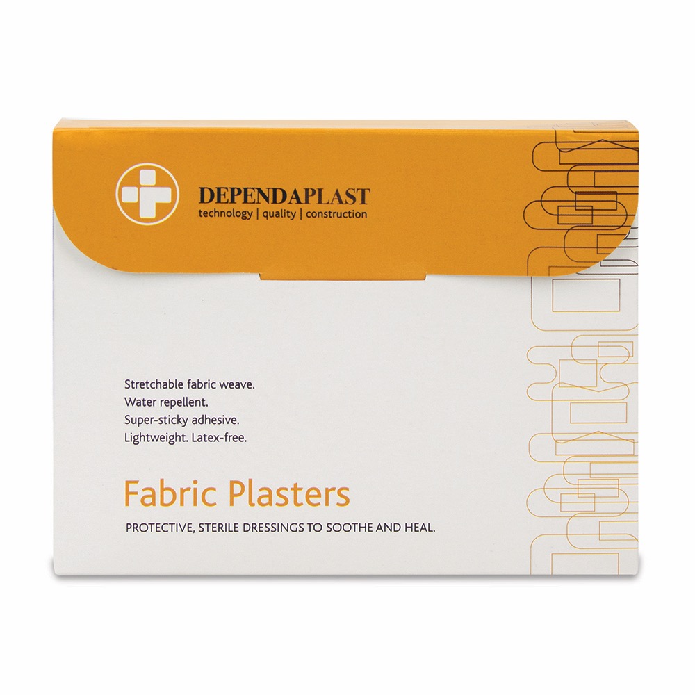 Dependaplast Advanced Fabric Plasters, Sterile, Assorted , 10 x  Box of 100