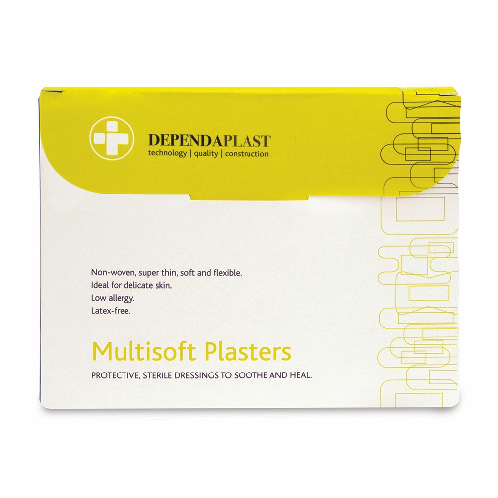 Dependaplast Multisoft Plasters, Sterile, Assorted , 10 x  Box of 100