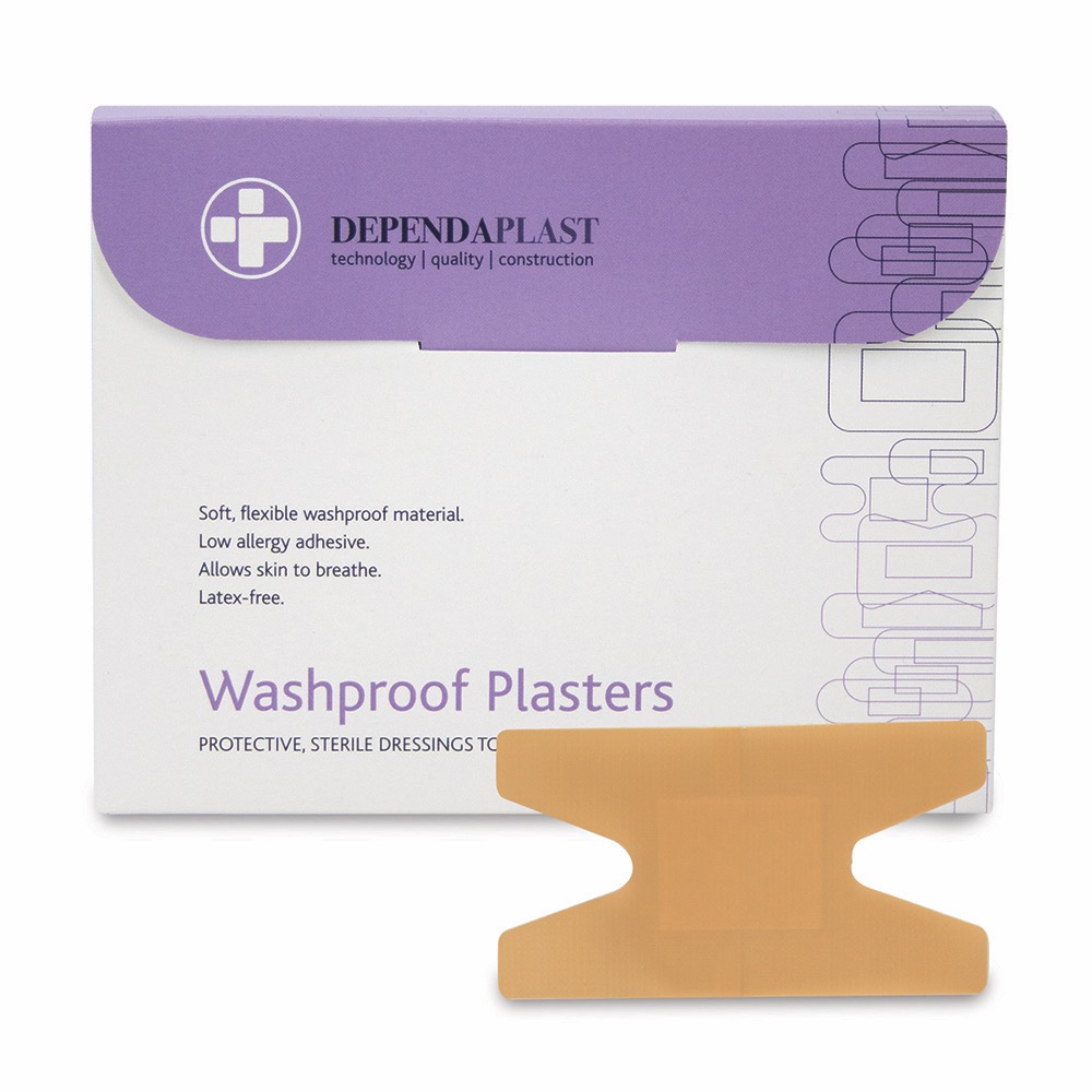 Dependaplast Washproof Plasters, Sterile, Anchor , 10 x  Box of 50