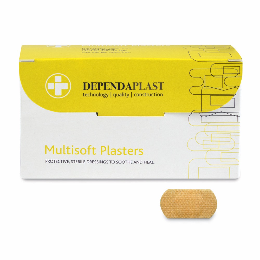 Dependaplast Multisoft Plasters, Sterile, 4cm x 2cm , 10 x  Box of 100