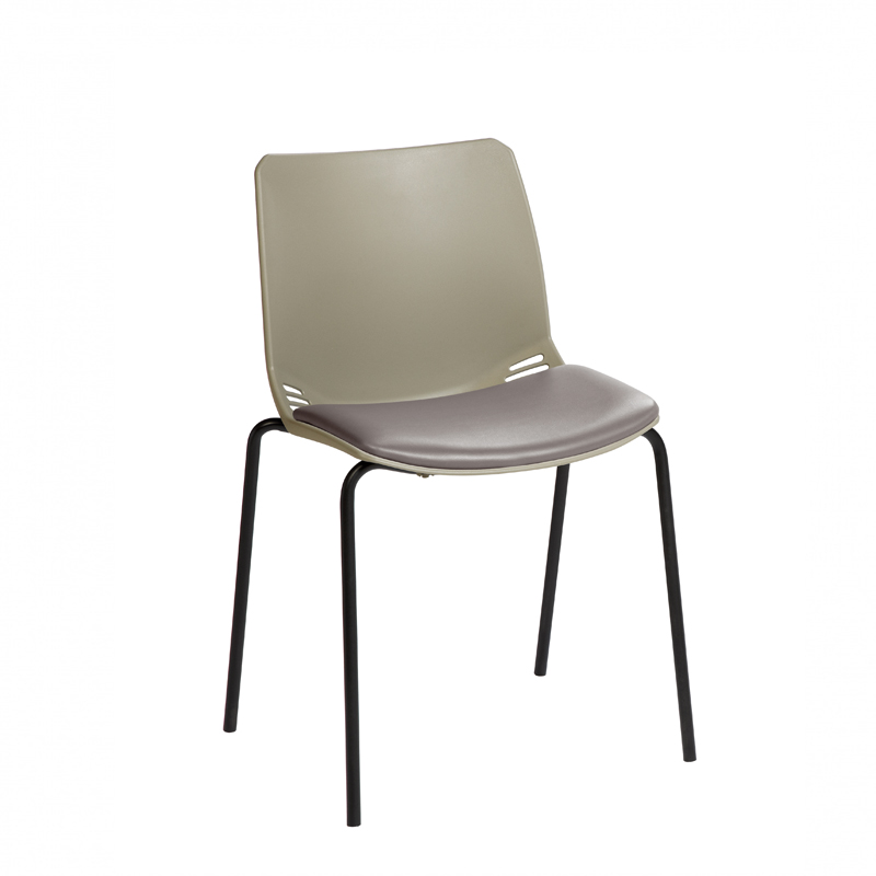 Sunflower ﻿﻿﻿﻿Neptune Visitor Chair, Without Arms - Moulded Seat ﻿with Vinyl Upholstered Seat Pad