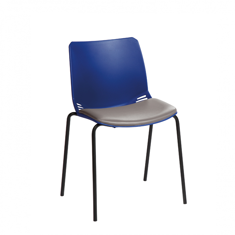 Sunflower ﻿﻿﻿﻿Neptune Visitor Chair, Without Arms - Moulded Seat ﻿with Vinyl Upholstered Seat Pad