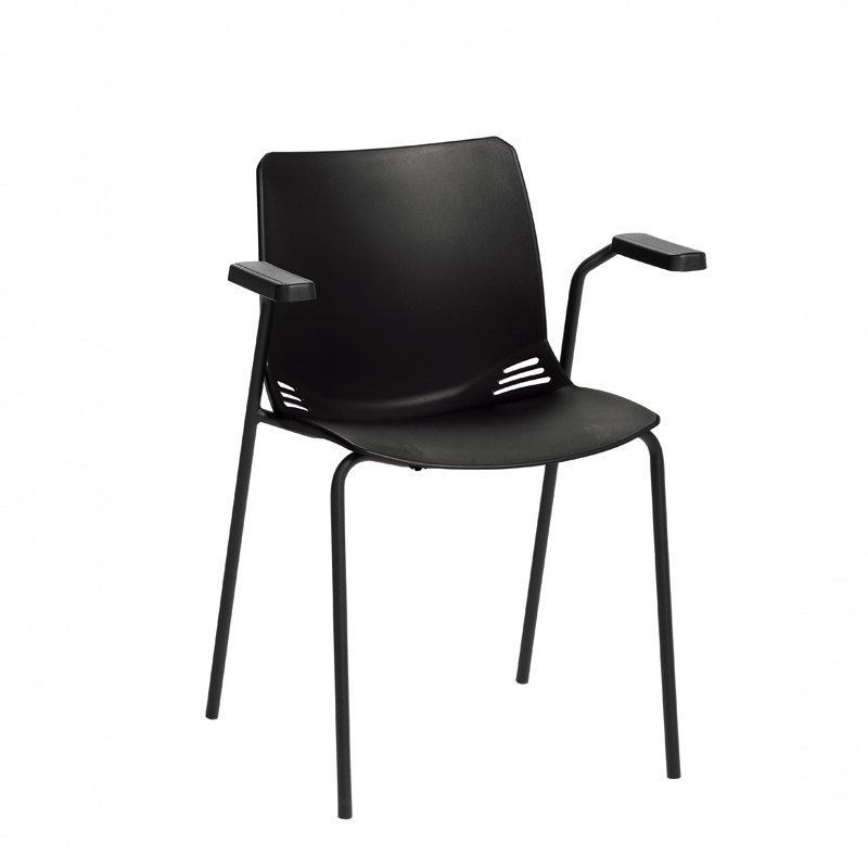 Sunflower ﻿﻿﻿﻿Neptune Visitor Chair, With Arms Moulded Seat