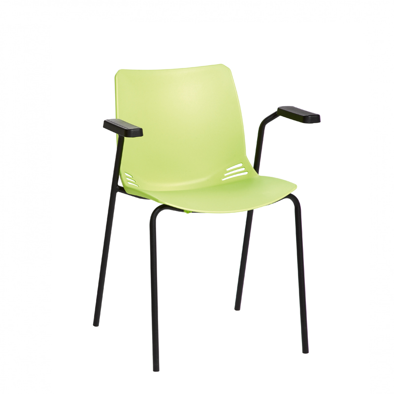 Sunflower ﻿﻿﻿﻿Neptune Visitor Chair, With Arms Moulded Seat