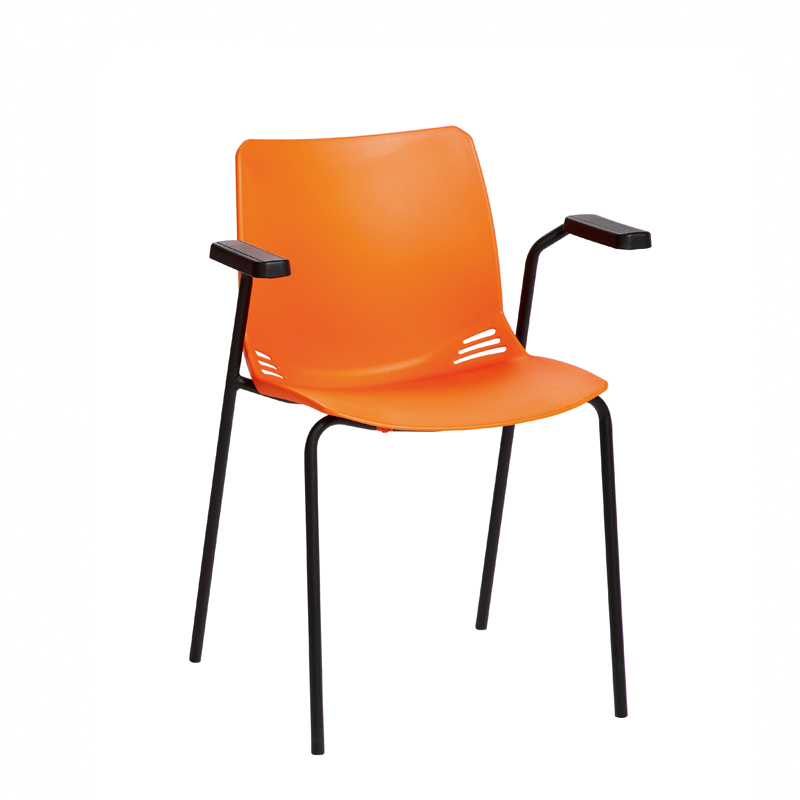 Sunflower ﻿﻿﻿﻿Neptune Visitor Chair, With Arms Moulded Seat