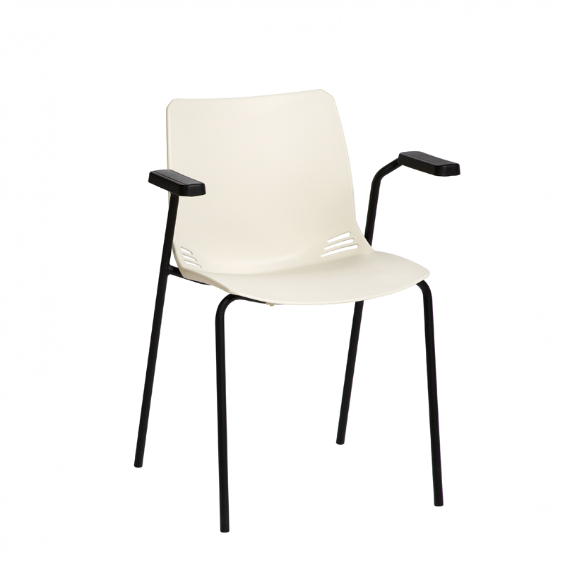 Sunflower ﻿﻿﻿﻿Neptune Visitor Chair, With Arms Moulded Seat