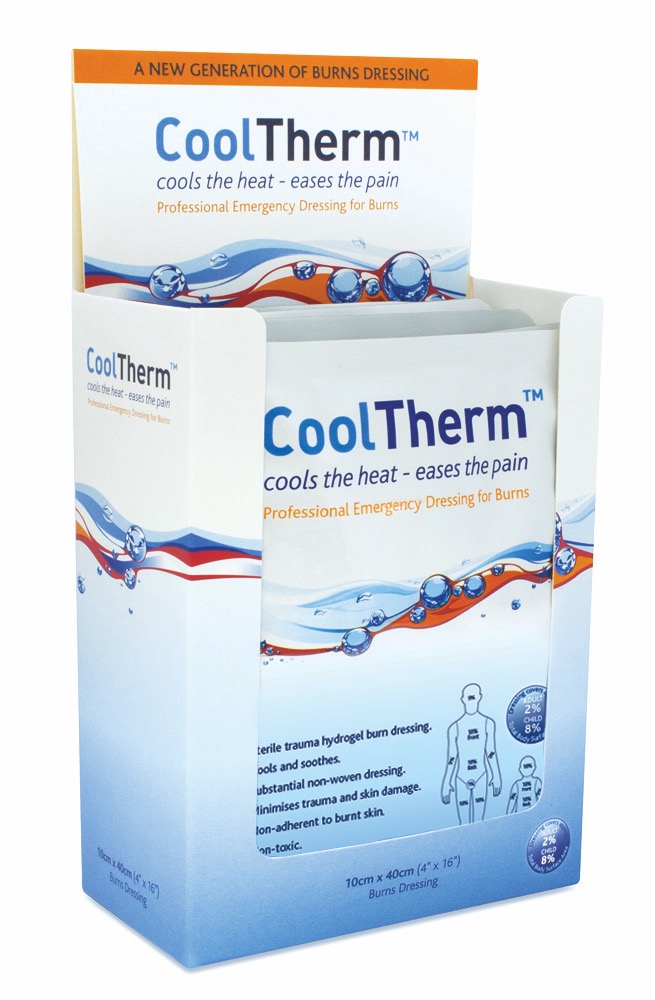 CoolTherm Burn Dressing, 10cm x 40cm, 10cm x 40cm (4