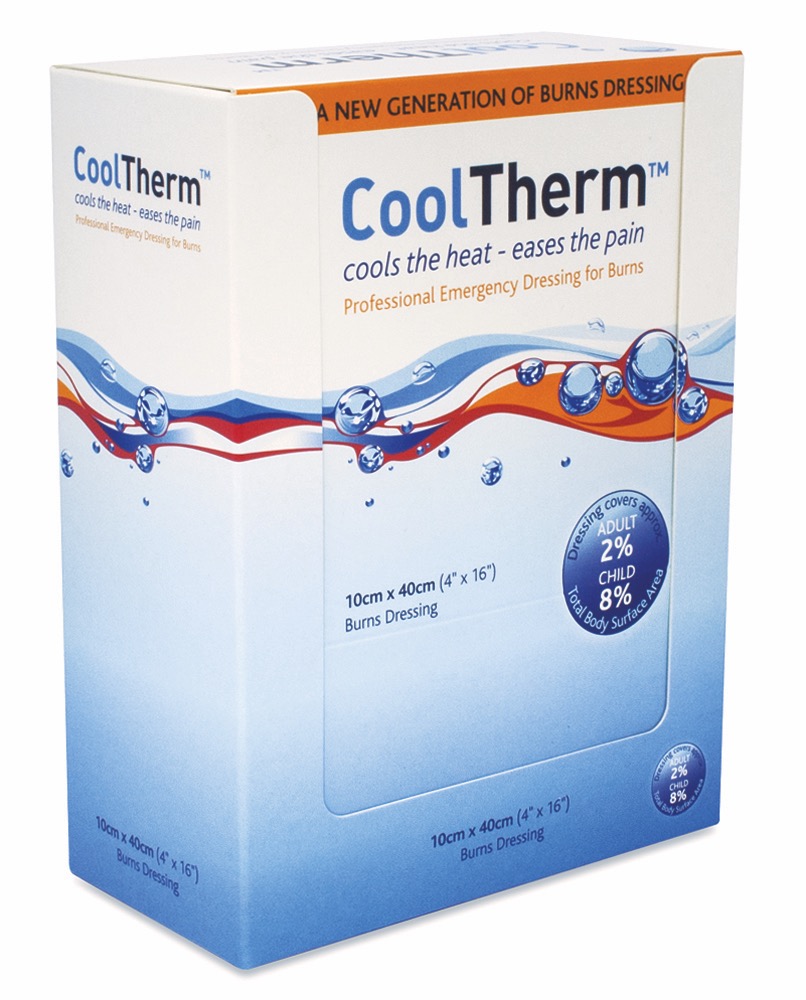 CoolTherm Burn Dressing, 10cm x 40cm, 10cm x 40cm (4