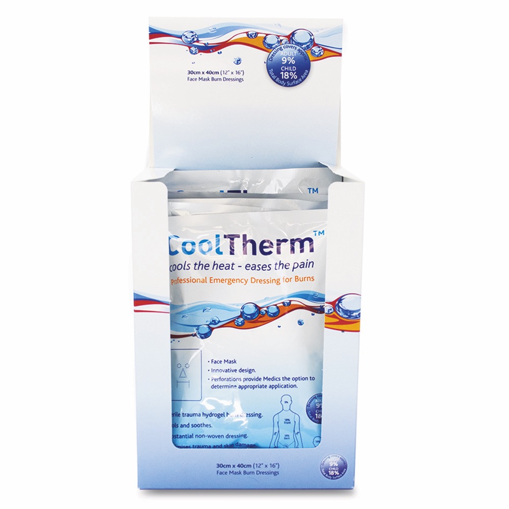 CoolTherm Dual Purpose Face Mask Dressing, 30cm x 40cm, 30cm x 40cm (12