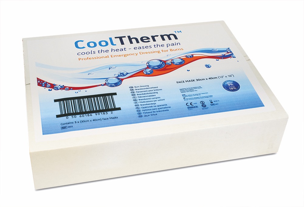 CoolTherm Dual Purpose Face Mask Dressing, 30cm x 40cm, 30cm x 40cm (12