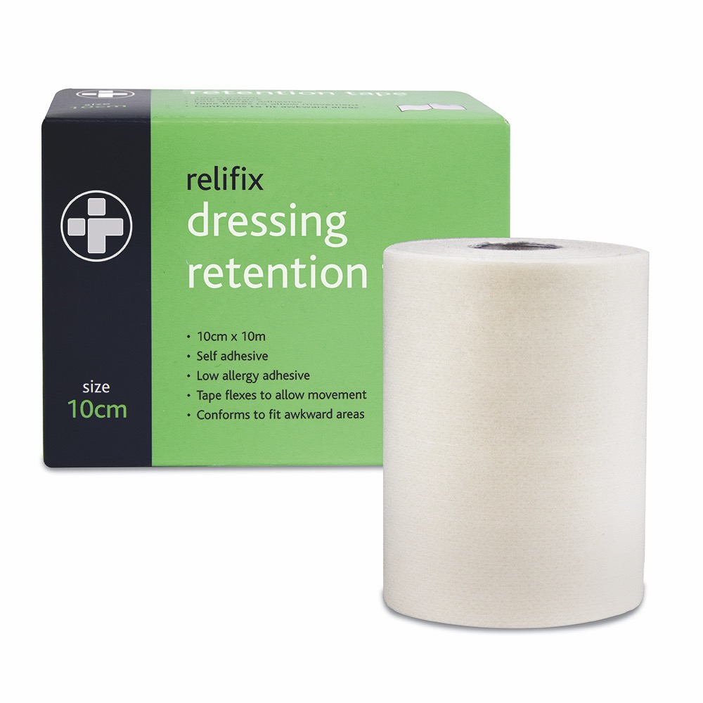 Relifix Adhesive Dressing Tape , 10cm x 10m, 5 Single Unit