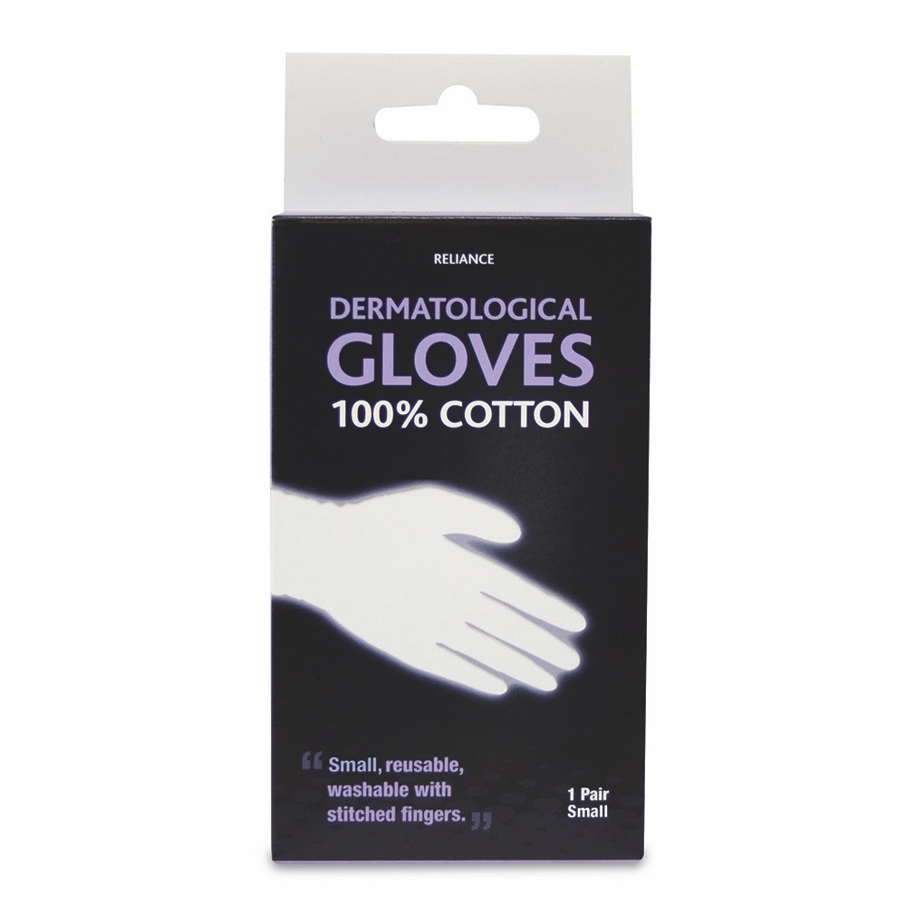 Dermatological Cotton Gloves, Small , Small, Small, 1 x  Pair x 6