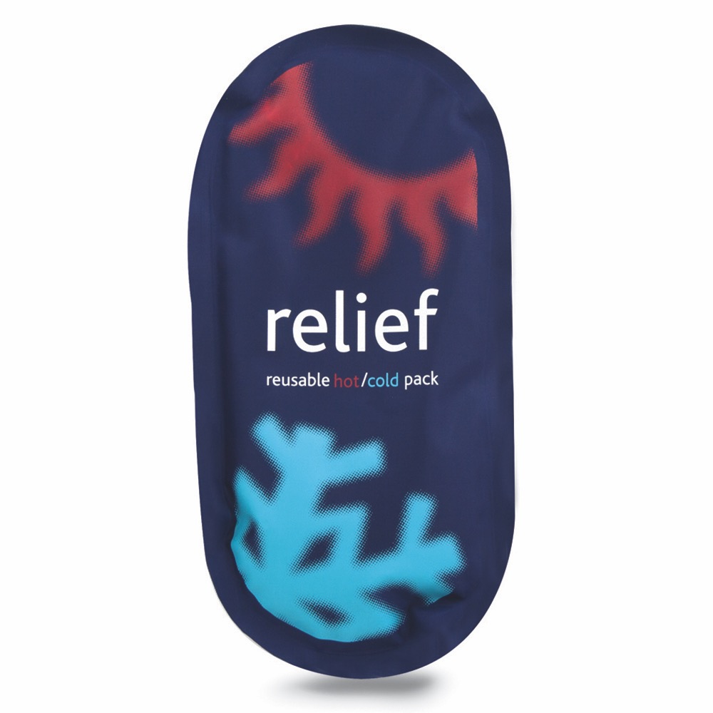 Relief Reusable Hot/Cold Pack, Reusable, 13cm x 26.5mm, 10 x  Single Unit