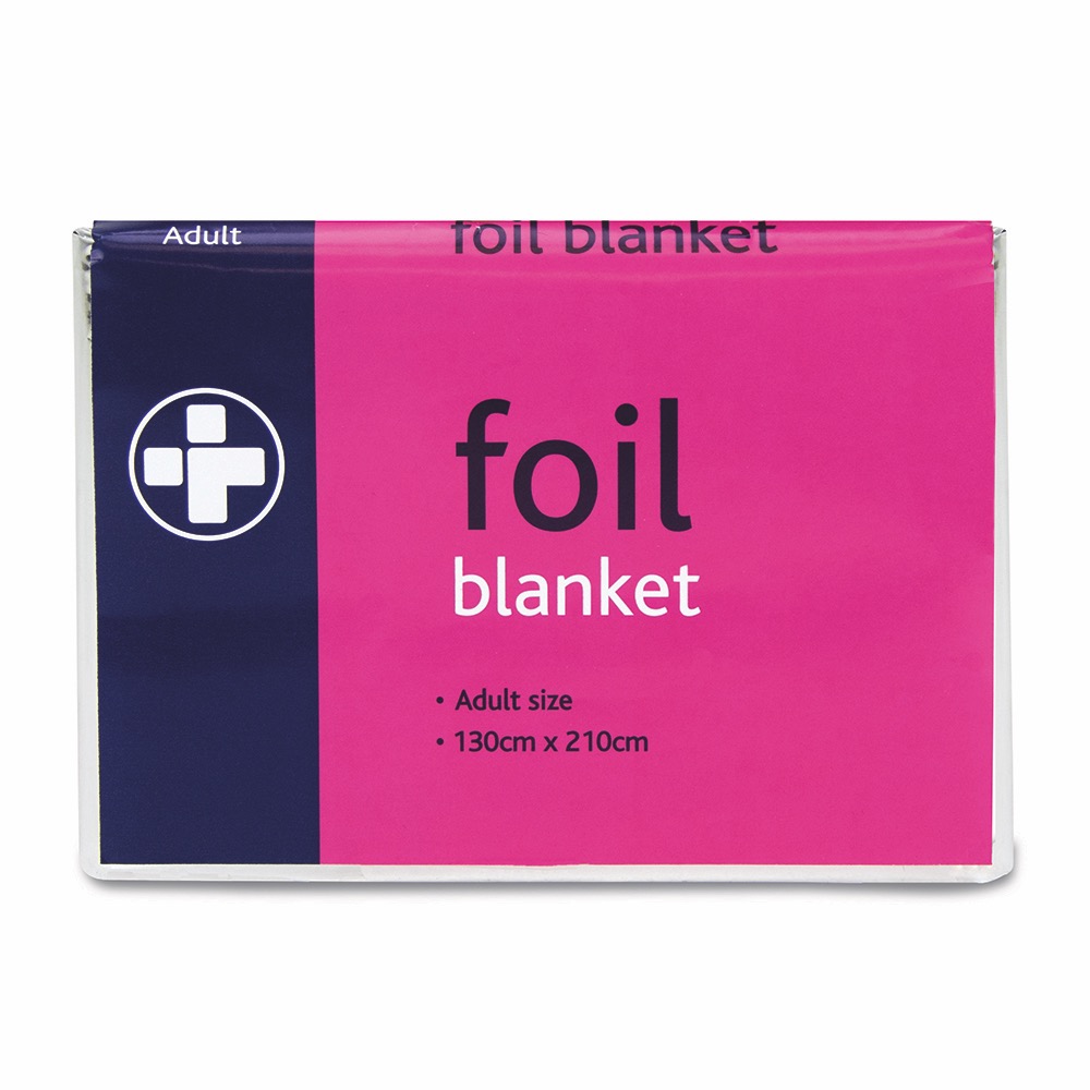 Foil Blanket - Adult, Adult , 130cm x 210cm, 10 x  Single Unit