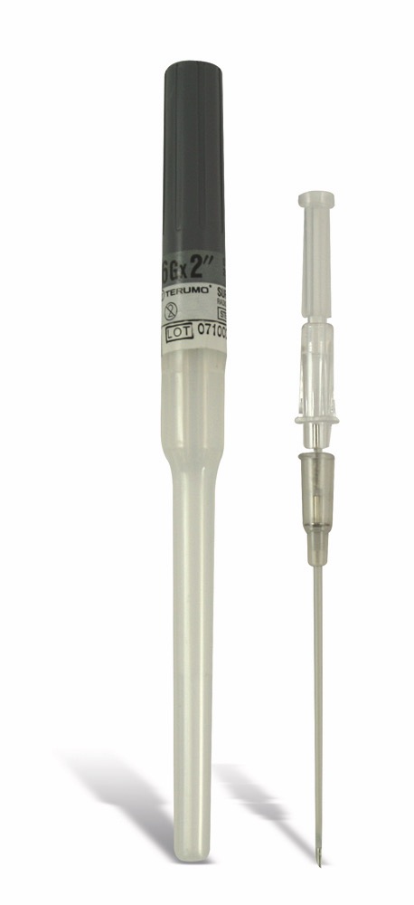 IV Cannula , Grey, 16g x 51mm , 1 x  Box of 50