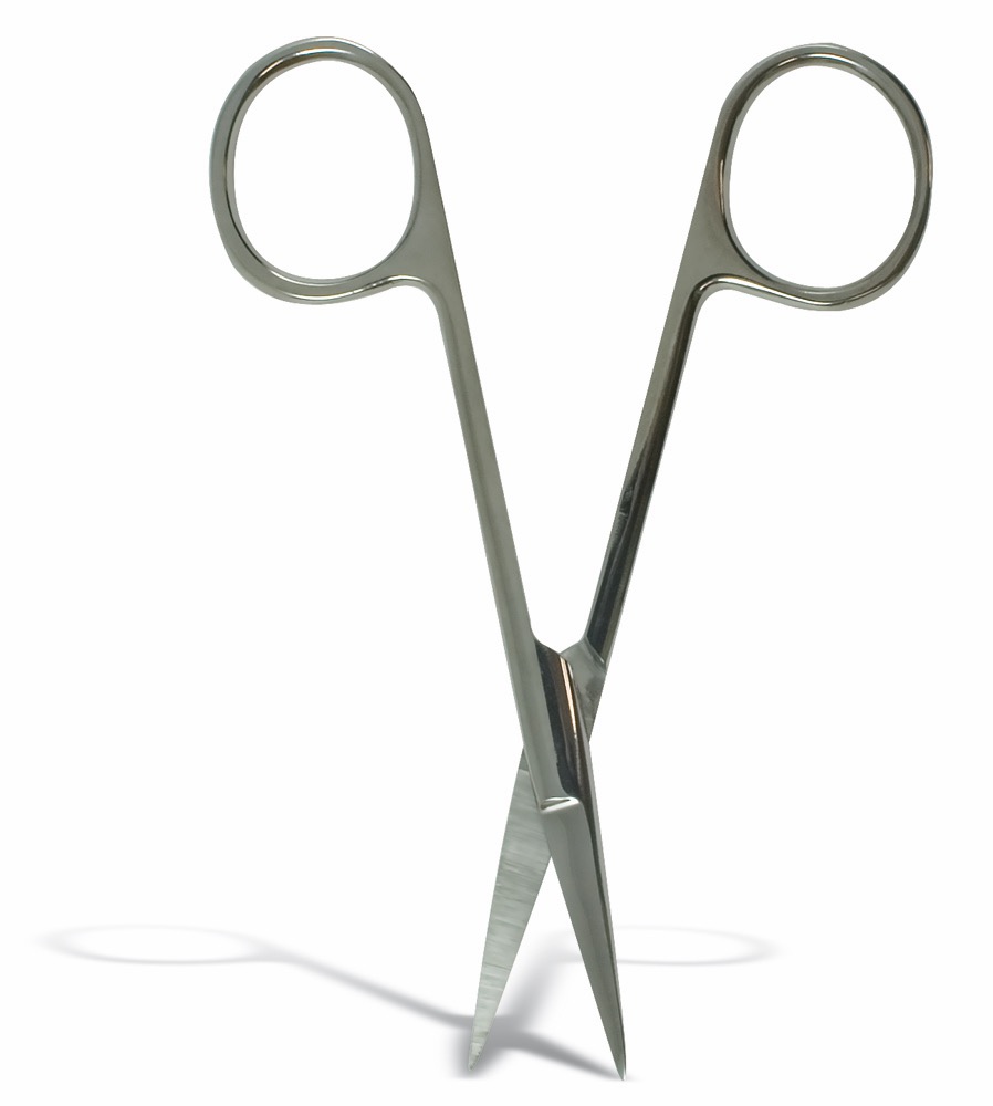 Iris Scissors , Straight , 4.5