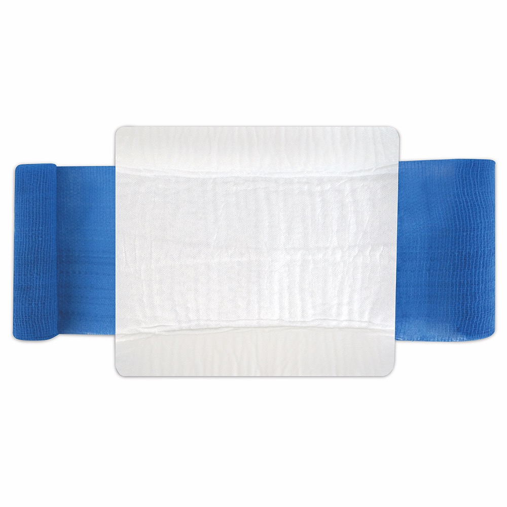 HSE Dressing - Blue, Unboxed, Medium 12cm x 12cm, 10 x  Single Unit