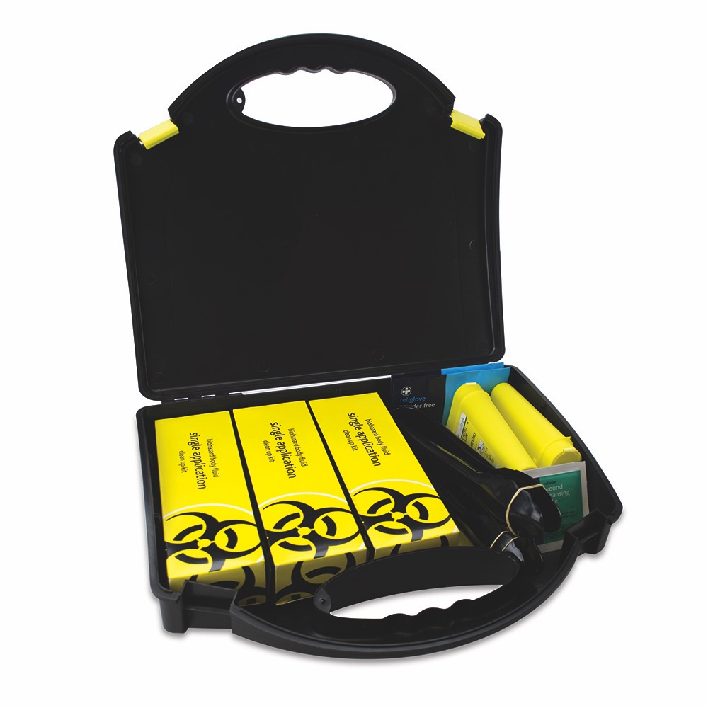 5 Application Combination Clean-up Kit in Large Black/Yellow Integral Aura Box