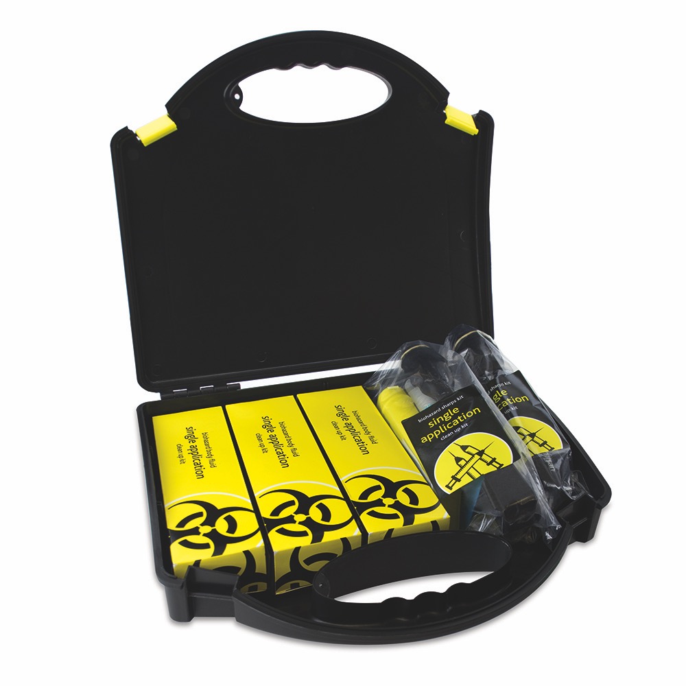 5 Application Combination Clean-up Kit in Large Black/Yellow Integral Aura Box