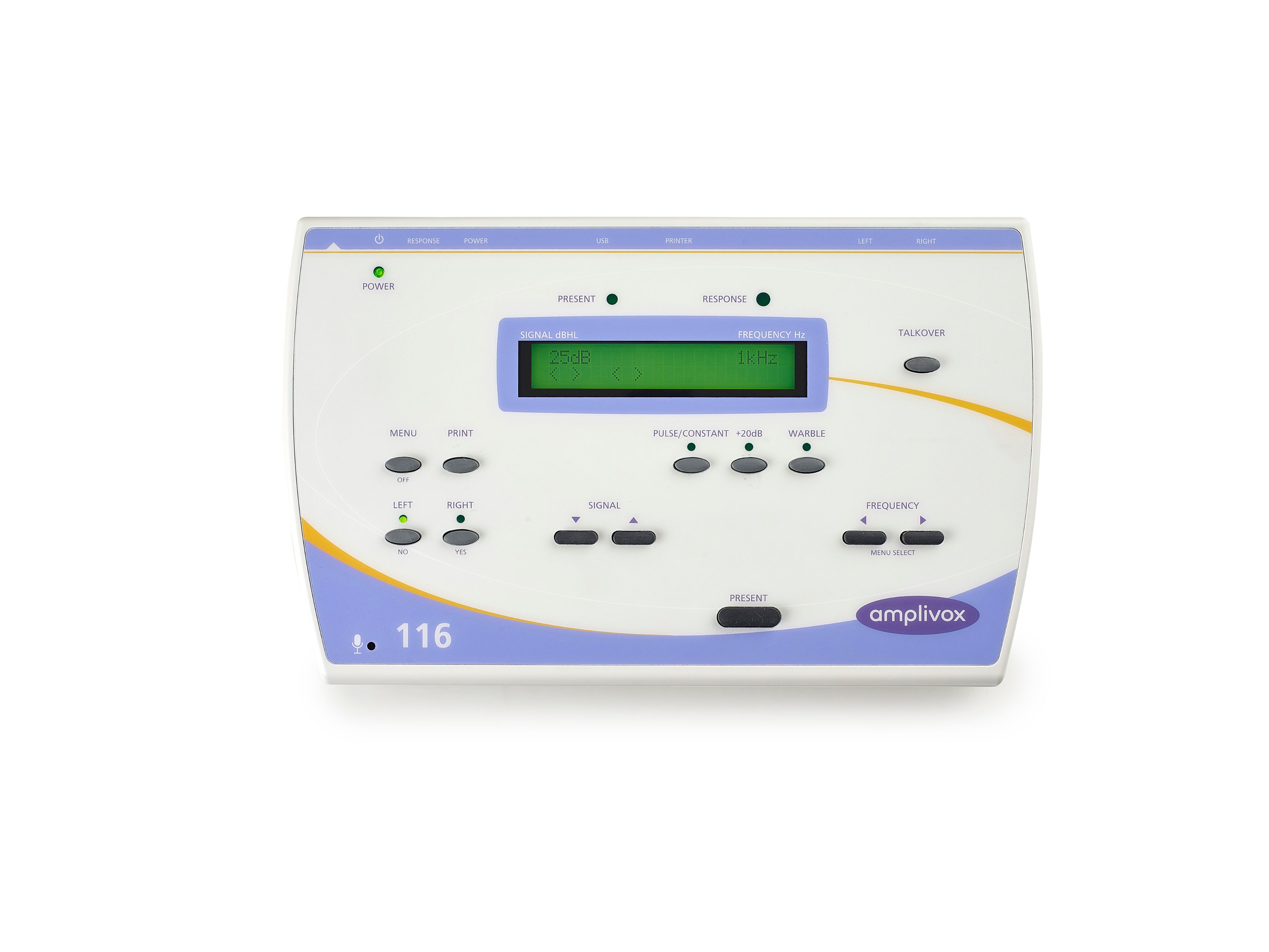 Amplivox 116 Screening Audiometer with Battery Function and Audiocups