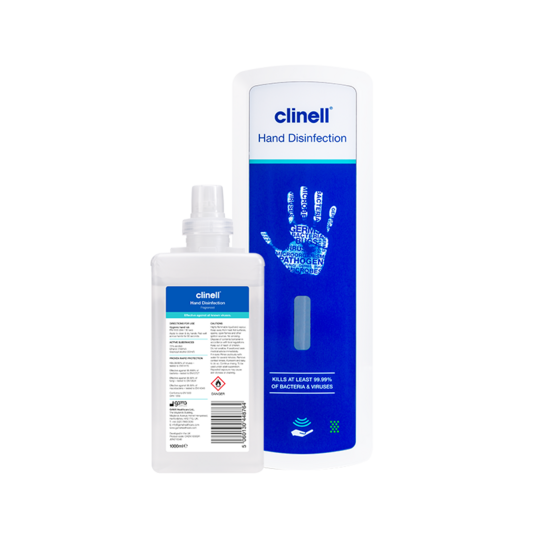 Clinell Wall Hand Disinfection Dispenser Kit