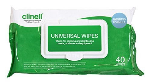 Clinell Universal Wipes Pack 40