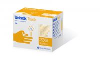 Unistik Touch 23G Single Use Safety Lancet depth 2.0mm box of 100