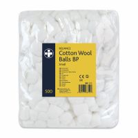 Cotton Wool Balls BP , Small , 1 x  Pack of 500