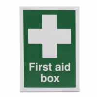 white cross - First aid box, Rigid, 210 x 148mm, 1 x  Single Unit