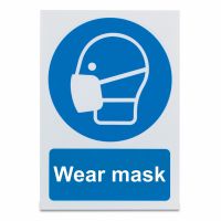 Wear mask, Vinyl, 297 x 210mm, 1 x  Single Unit